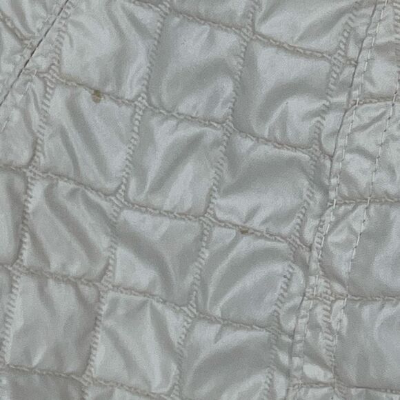 ZENERGY by CHICO'S Jacket Women's Size 1 Medium Beige Quilted Button Up Lined - Picture 6 of 10